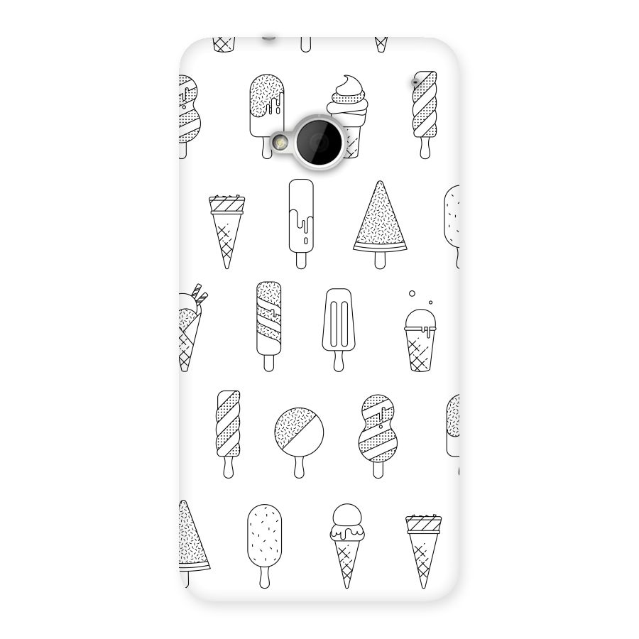 Ice Cream Lines Back Case for HTC One M7