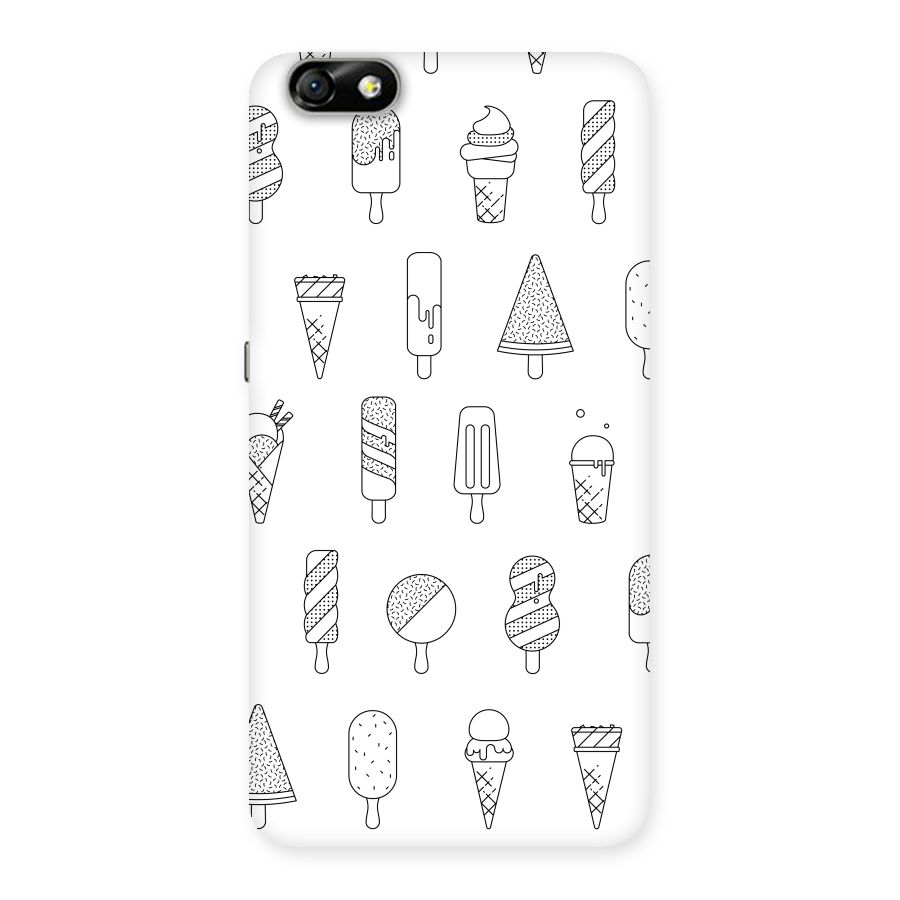 Ice Cream Lines Back Case for Honor 4X