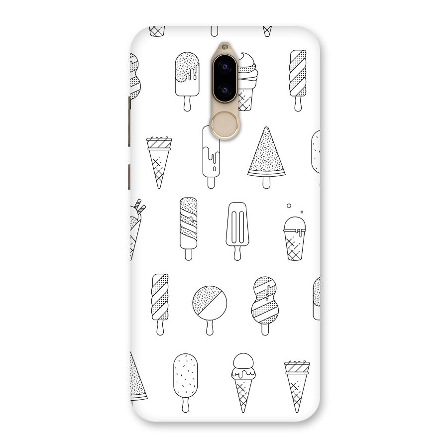 Ice Cream Lines Back Case for Honor 9i