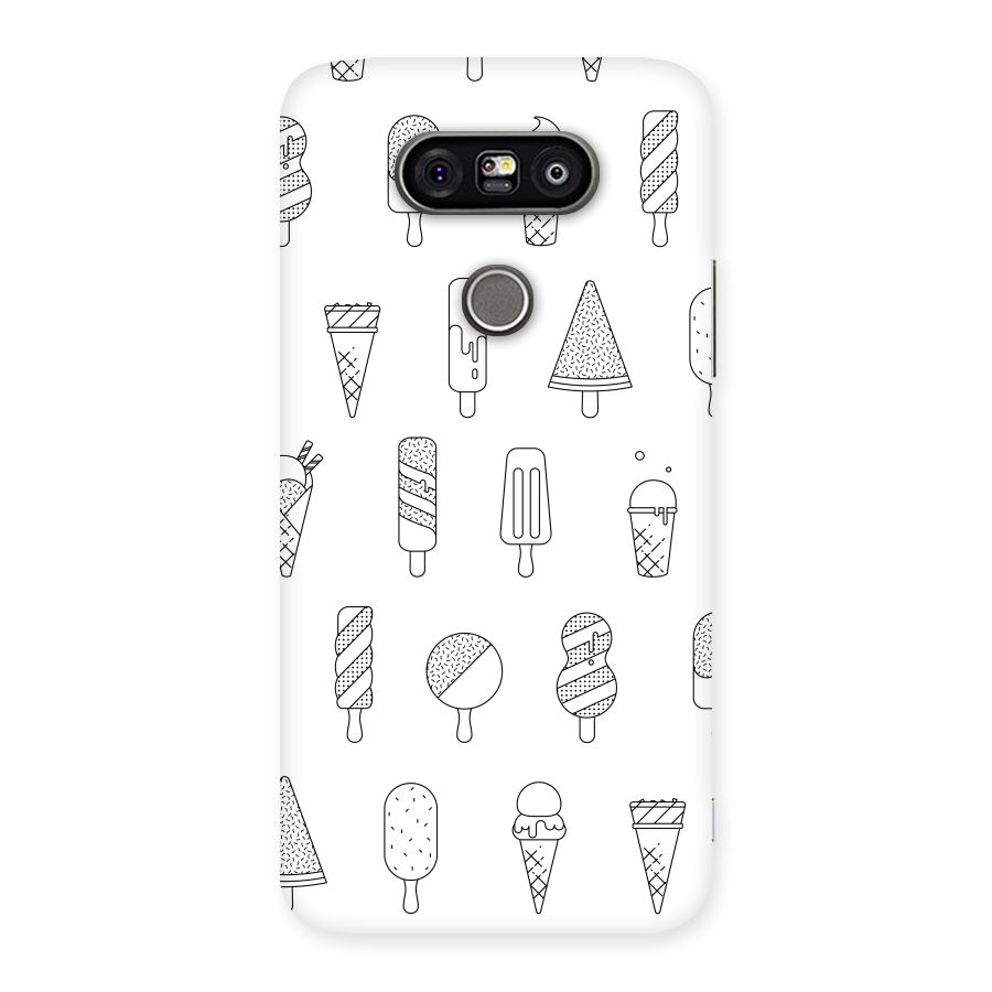 Ice Cream Lines Back Case for LG G5