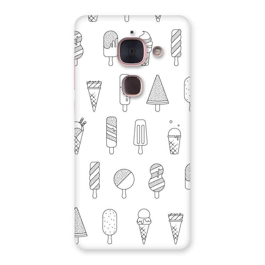 Ice Cream Lines Back Case for Le Max 2