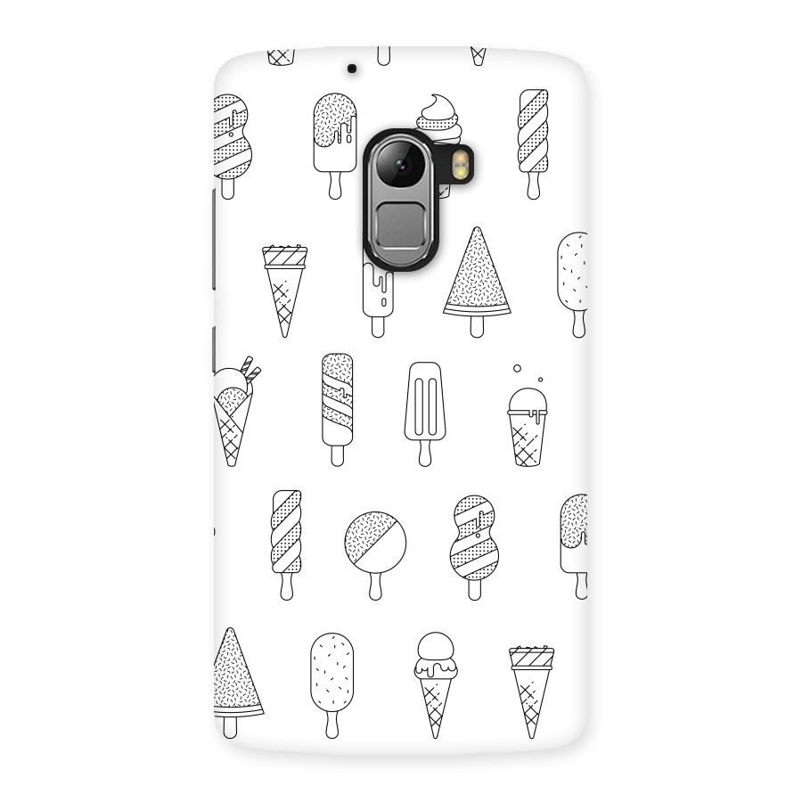 Ice Cream Lines Back Case for Lenovo K4 Note