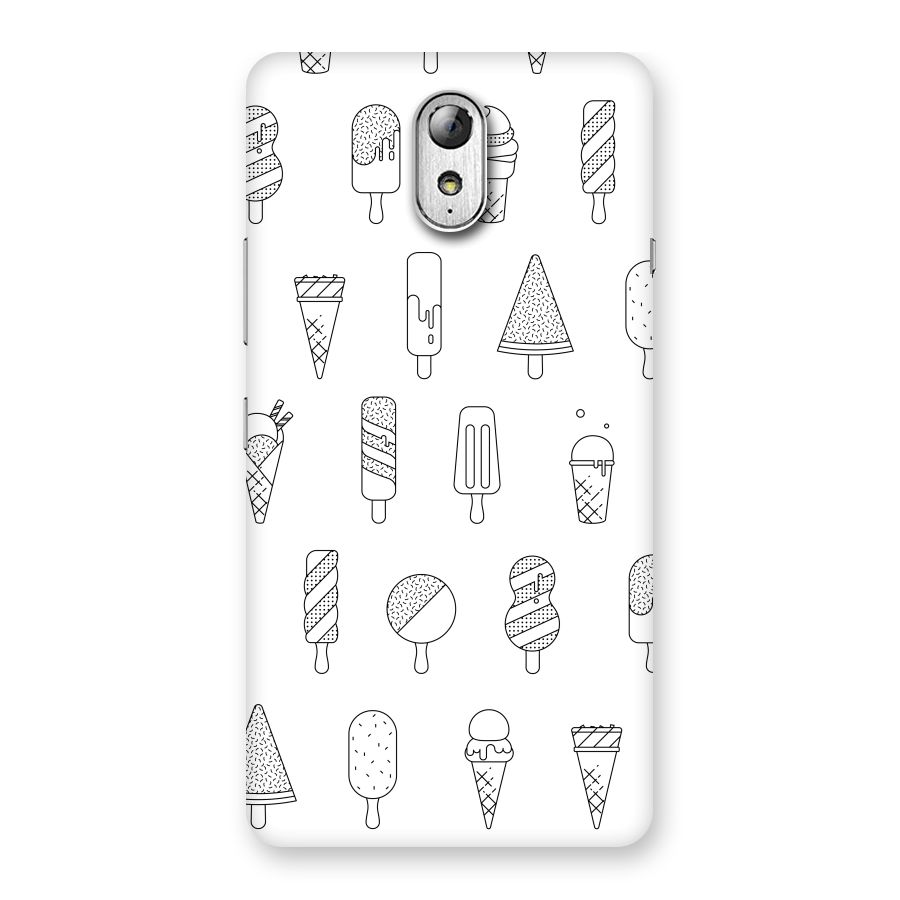 Ice Cream Lines Back Case for Lenovo Vibe P1M