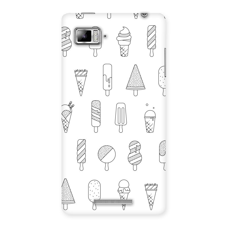 Ice Cream Lines Back Case for Lenovo Vibe Z K910