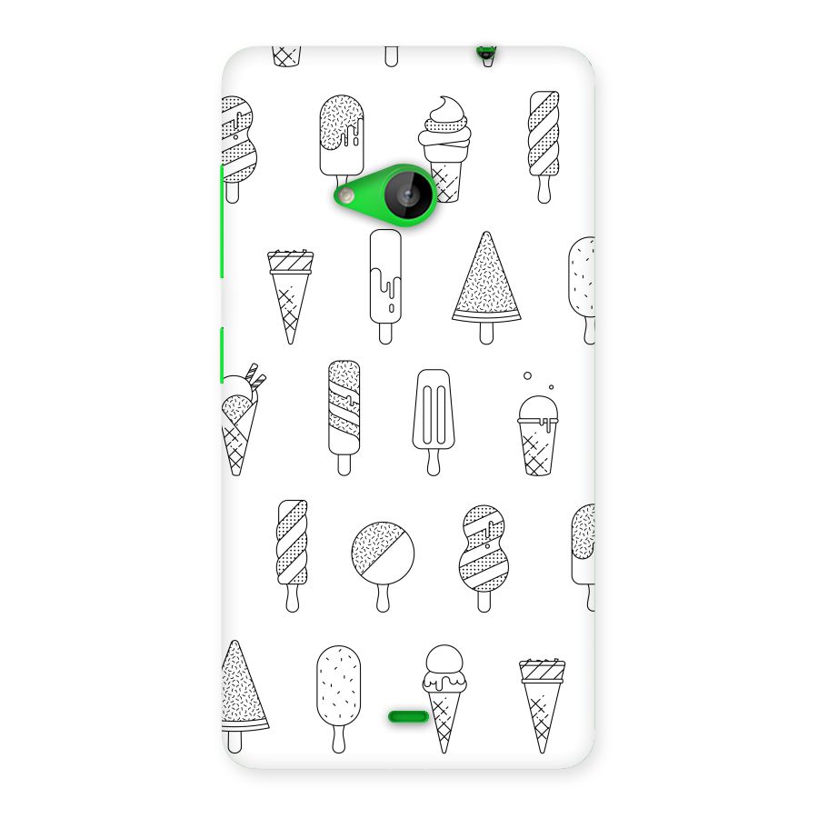 Ice Cream Lines Back Case for Lumia 535