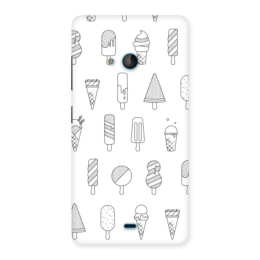 Ice Cream Lines Back Case for Lumia 540