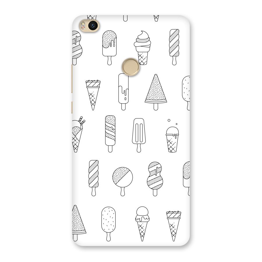 Ice Cream Lines Back Case for Mi Max 2