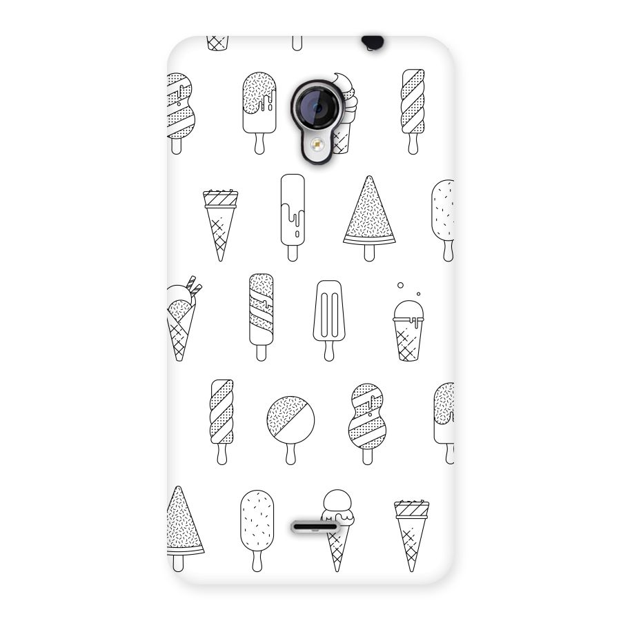 Ice Cream Lines Back Case for Micromax Unite 2 A106