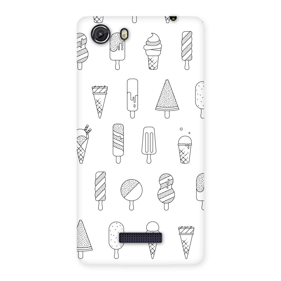 Ice Cream Lines Back Case for Micromax Unite 3
