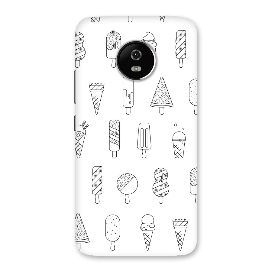 Ice Cream Lines Back Case for Moto G5