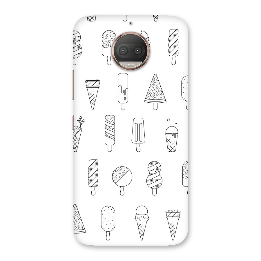 Ice Cream Lines Back Case for Moto G5s Plus