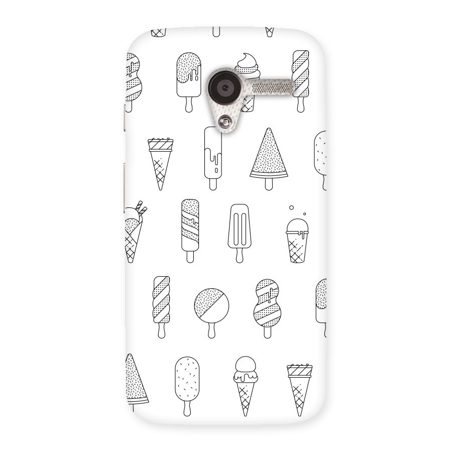 Ice Cream Lines Back Case for Moto X