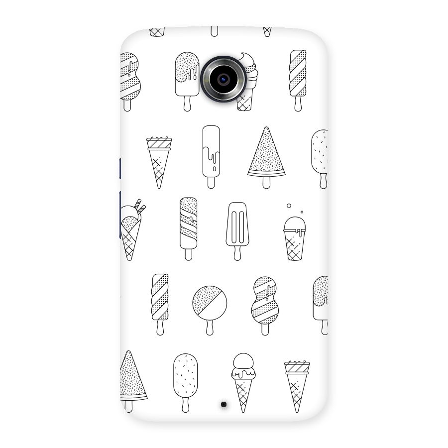 Ice Cream Lines Back Case for Nexsus 6
