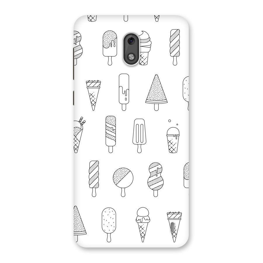 Ice Cream Lines Back Case for Nokia 2