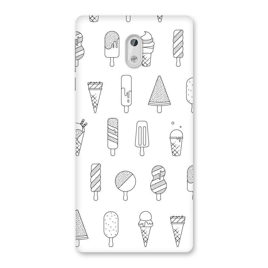Ice Cream Lines Back Case for Nokia 3