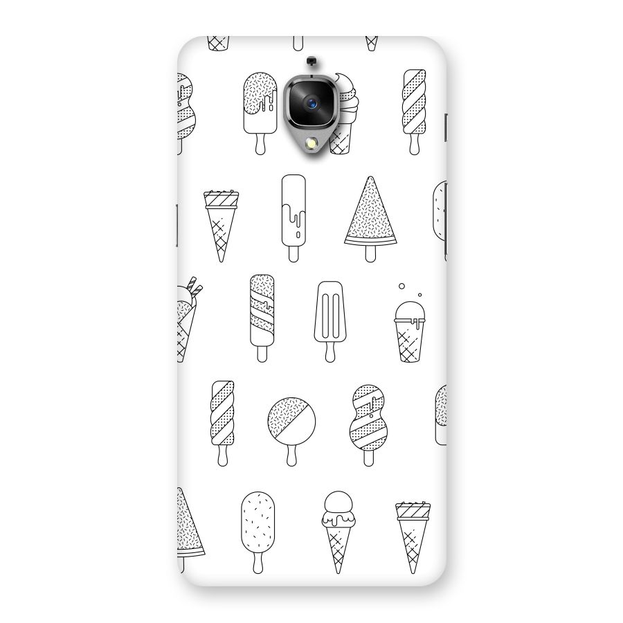 Ice Cream Lines Back Case for OnePlus 3T