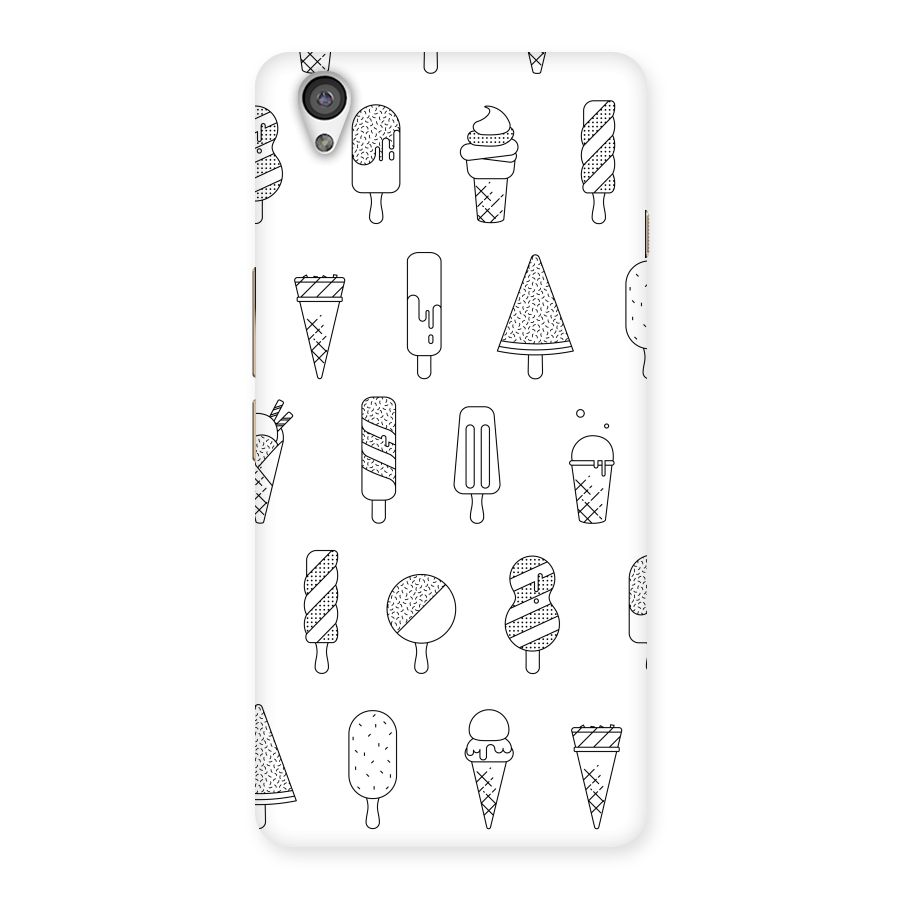 Ice Cream Lines Back Case for OnePlus X