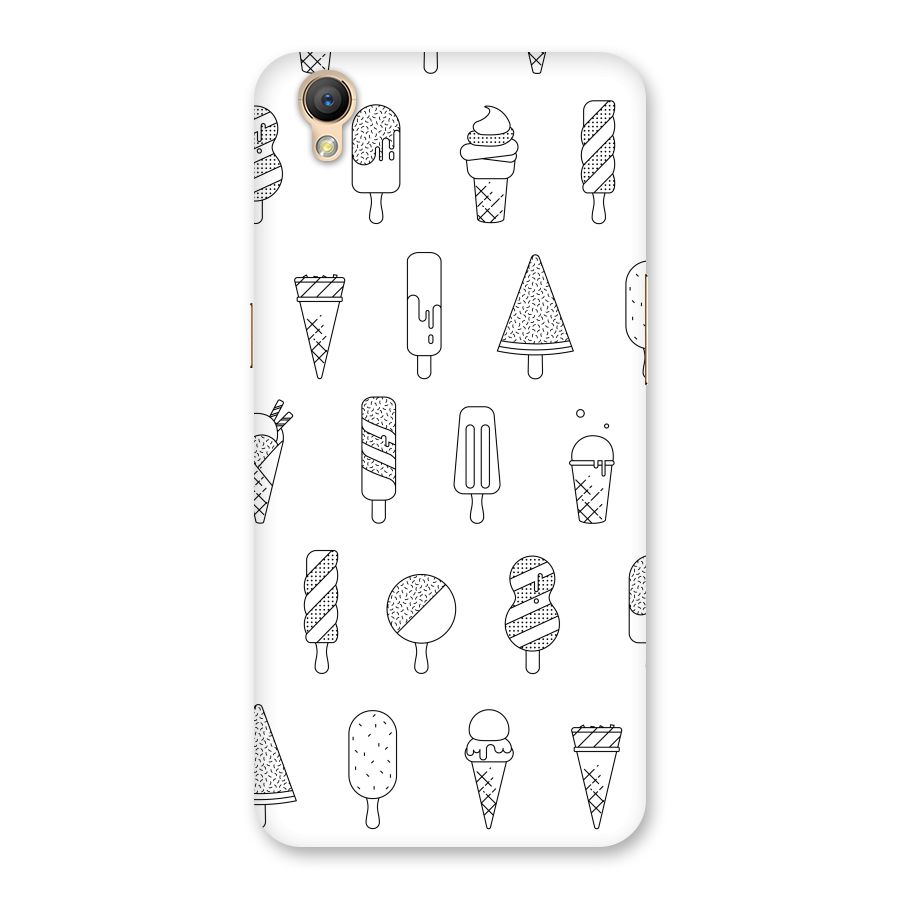 Ice Cream Lines Back Case for Oppo A37