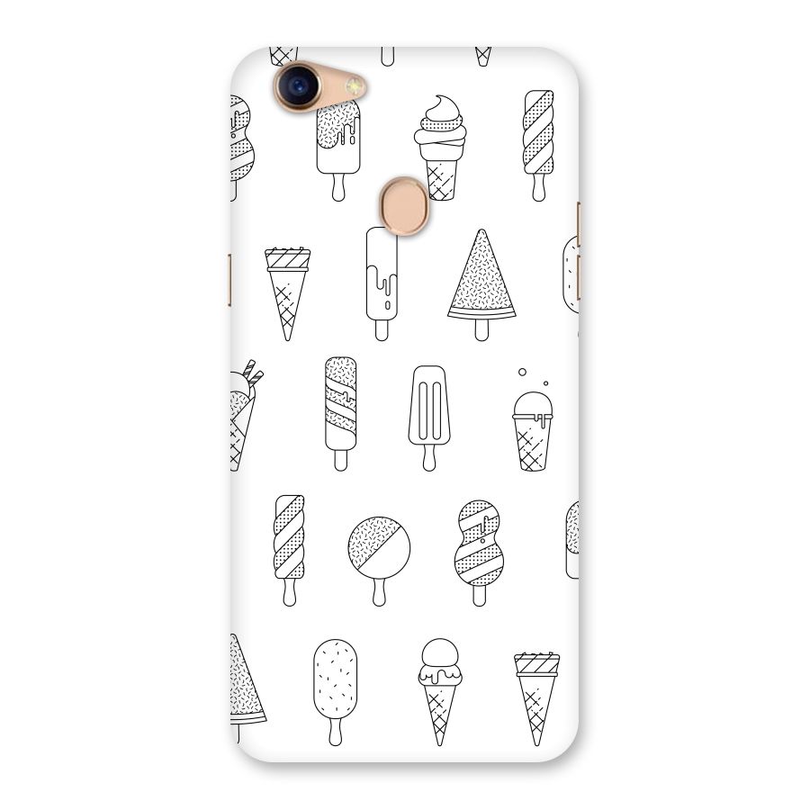 Ice Cream Lines Back Case for Oppo F5