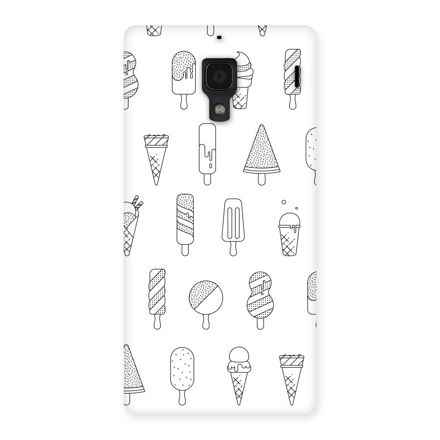 Ice Cream Lines Back Case for Redmi 1S