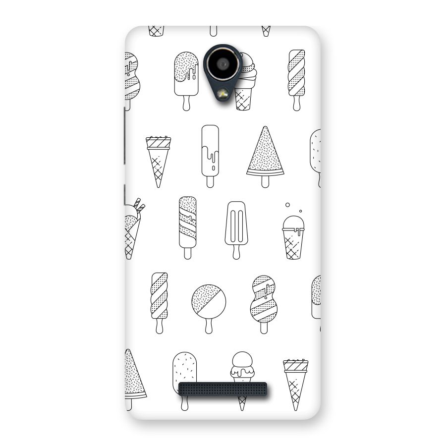 Ice Cream Lines Back Case for Redmi Note 2