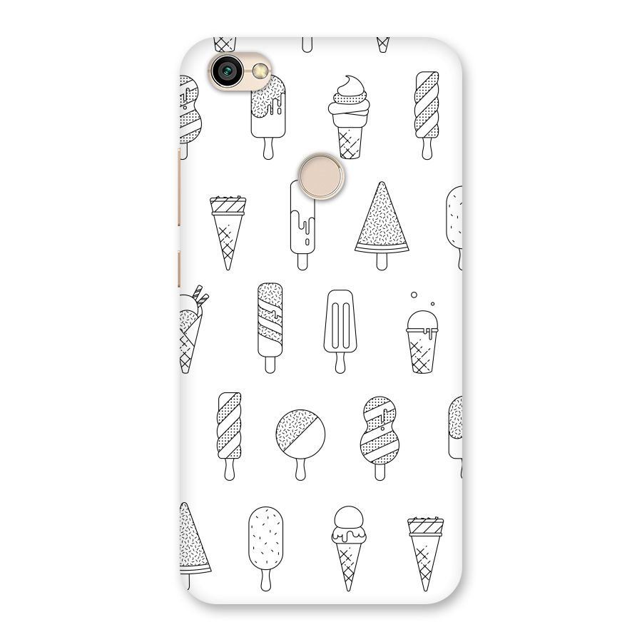 Ice Cream Lines Back Case for Redmi Y1 2017