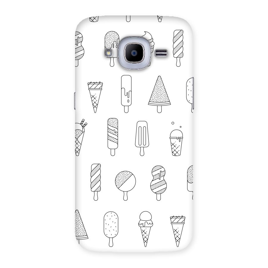 Ice Cream Lines Back Case for Samsung Galaxy J2 2016