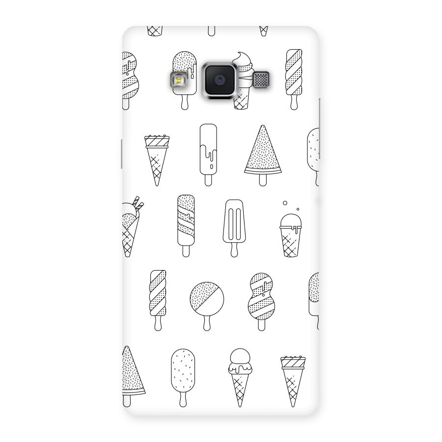 Ice Cream Lines Back Case for Samsung Galaxy A5