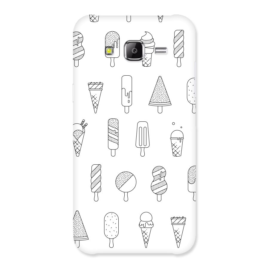 Ice Cream Lines Back Case for Samsung Galaxy J5