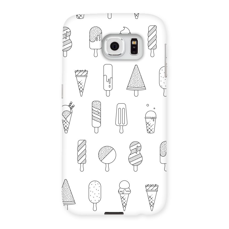 Ice Cream Lines Back Case for Samsung Galaxy S6