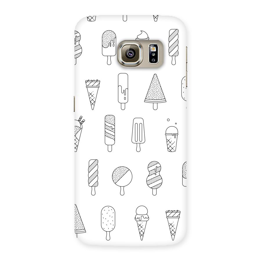 Ice Cream Lines Back Case for Samsung Galaxy S6 Edge