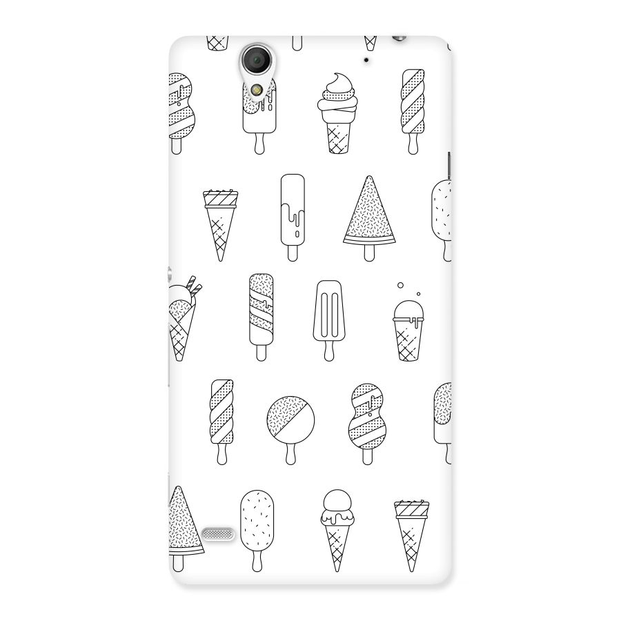 Ice Cream Lines Back Case for Sony Xperia C4