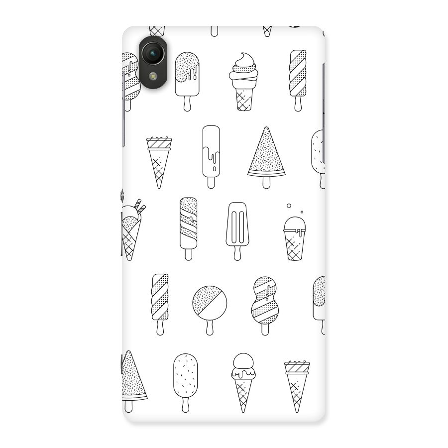 Ice Cream Lines Back Case for Sony Xperia Z2