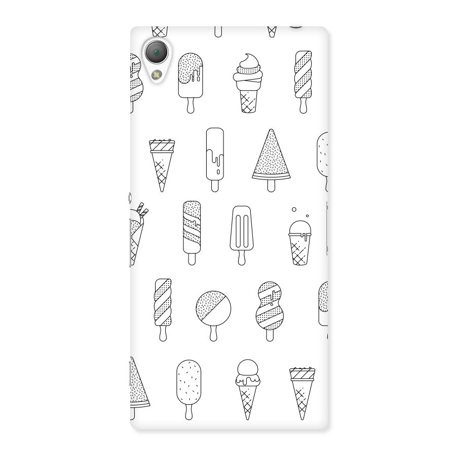 Ice Cream Lines Back Case for Sony Xperia Z3
