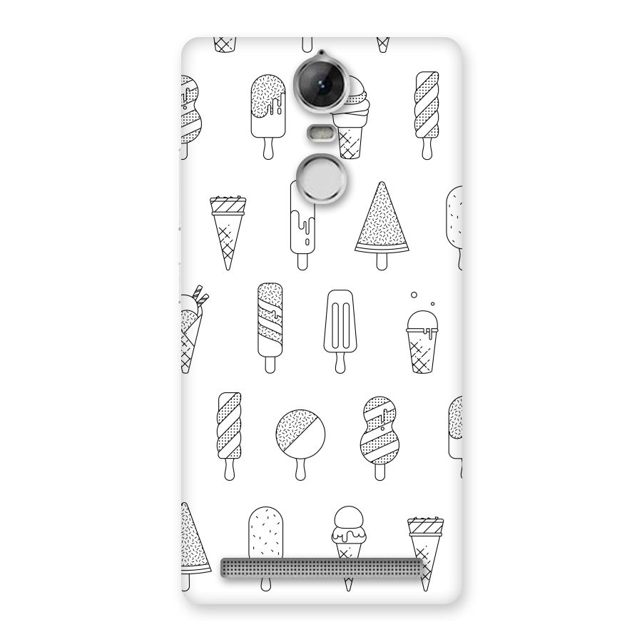 Ice Cream Lines Back Case for Vibe K5 Note