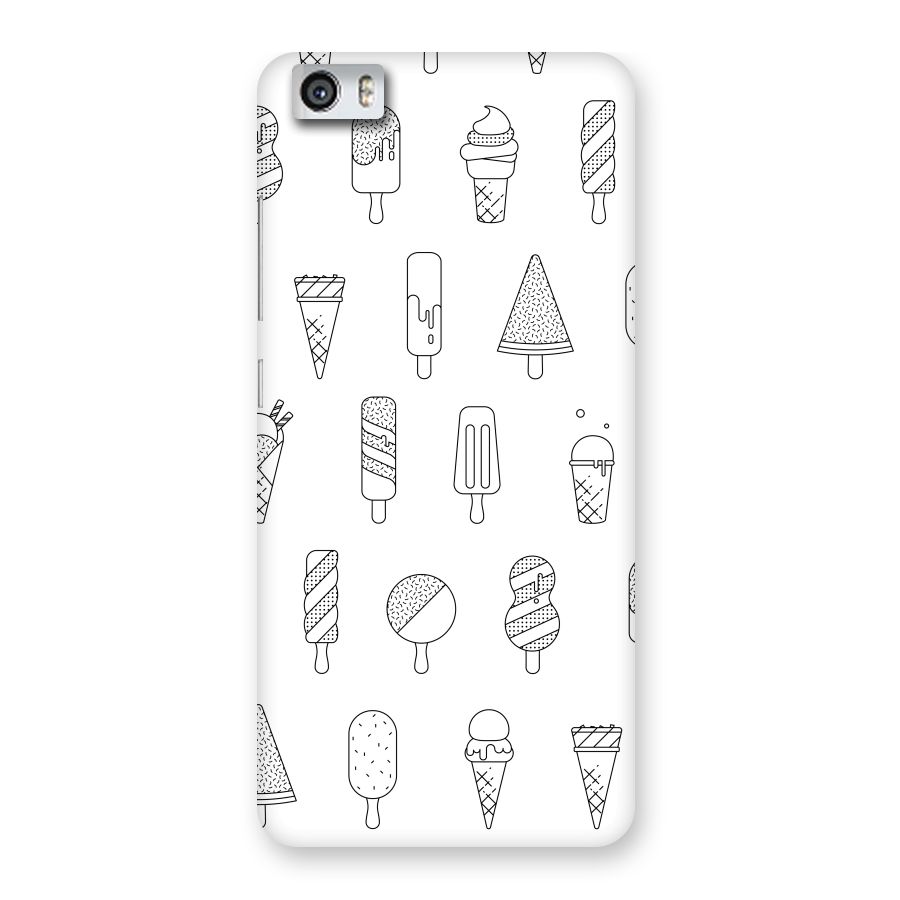 Ice Cream Lines Back Case for Xiaomi Redmi Mi5