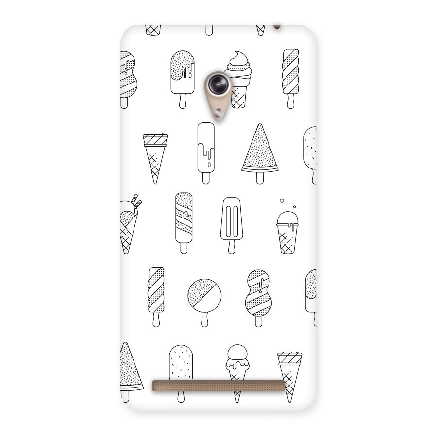 Ice Cream Lines Back Case for Zenfone 6