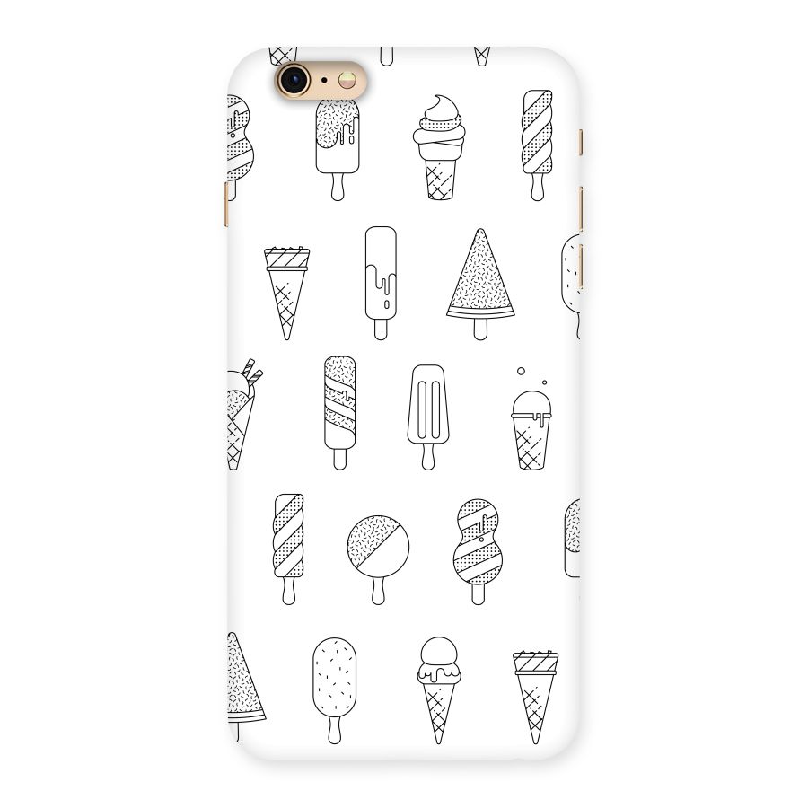 Ice Cream Lines Back Case for iPhone 6 Plus 6S Plus