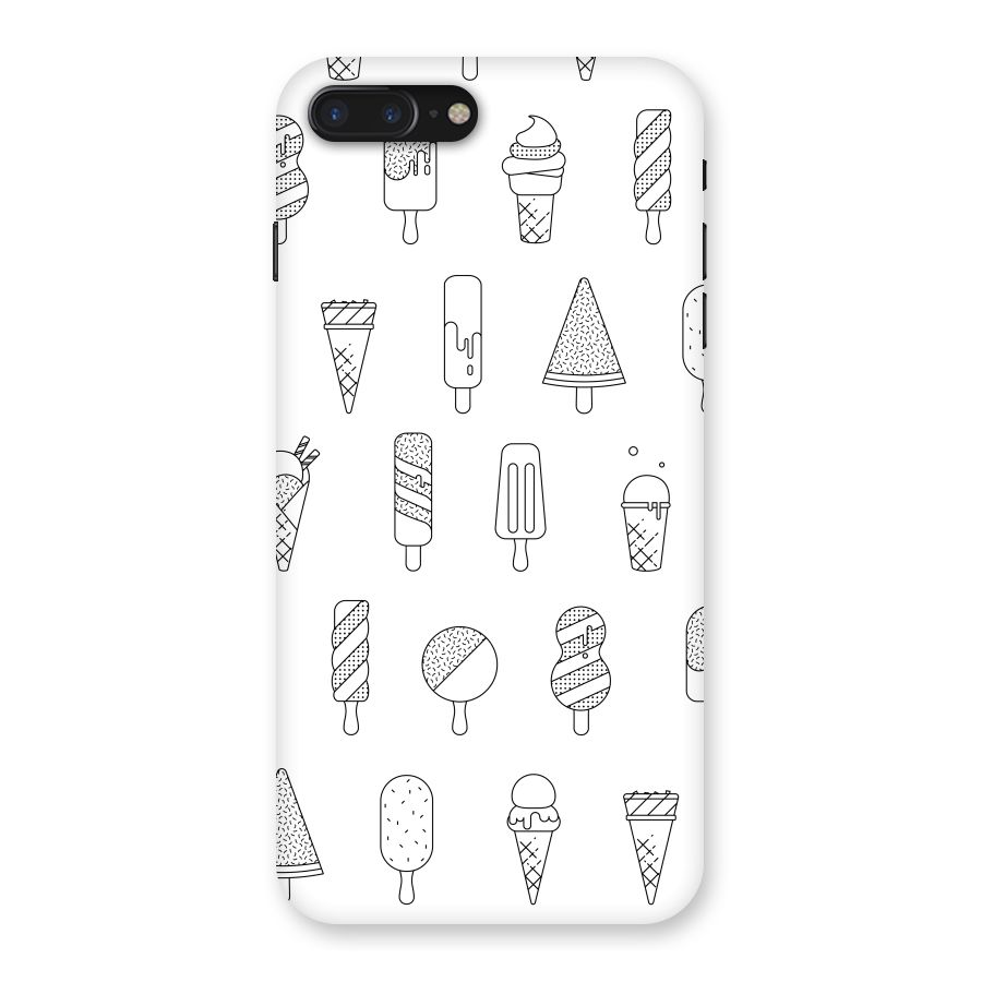 Ice Cream Lines Back Case for iPhone 7 Plus