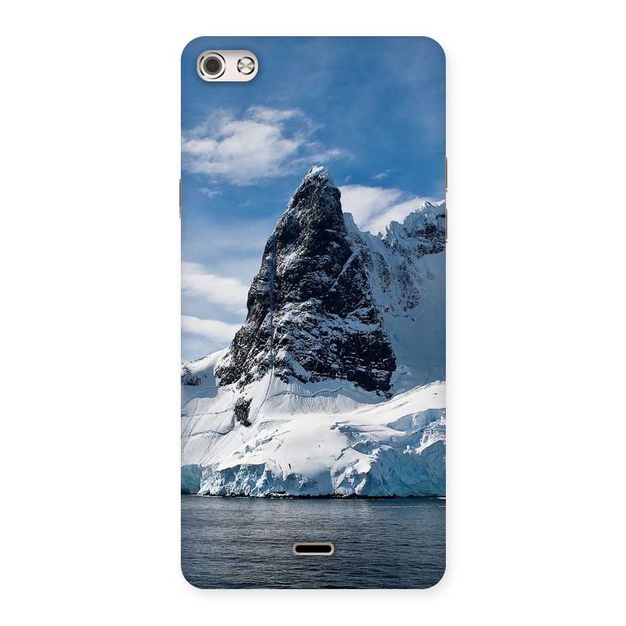 Ice Mountains Back Case for Micromax Canvas Silver 5