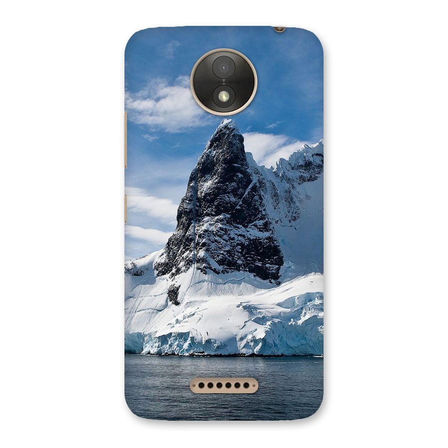 Ice Mountains Back Case for Moto C Plus