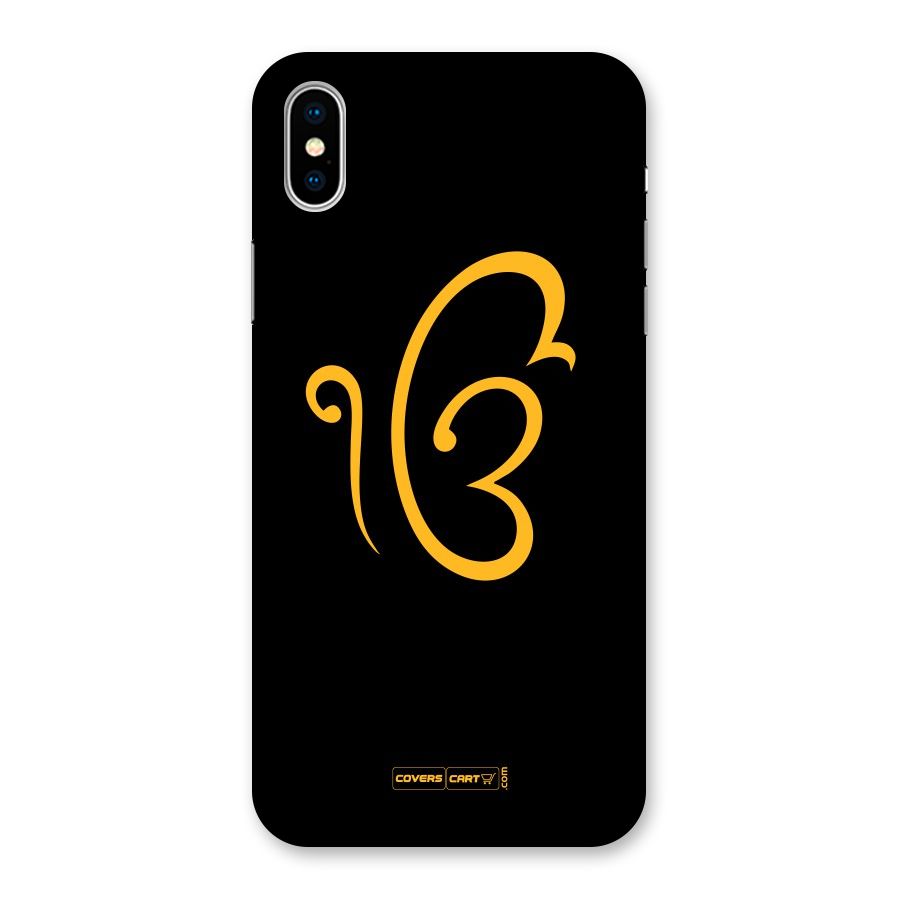Ik Onkar Back Case for iPhone X