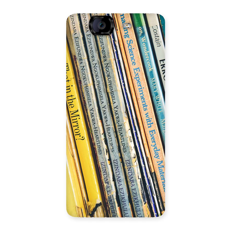 In Love with Books Back Case for Canvas Knight A350