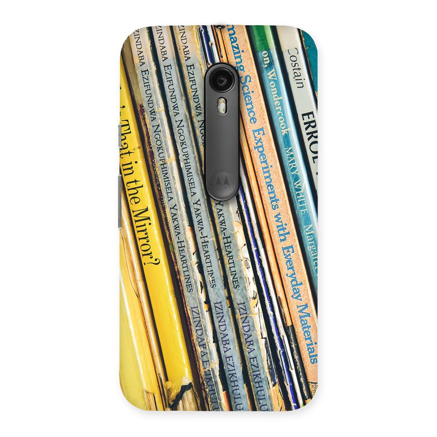 In Love with Books Back Case for Moto G3
