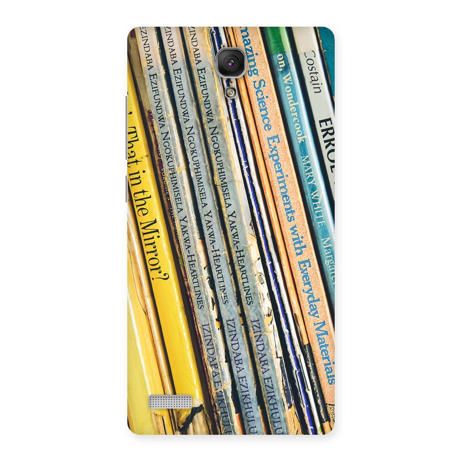 In Love with Books Back Case for Redmi Note