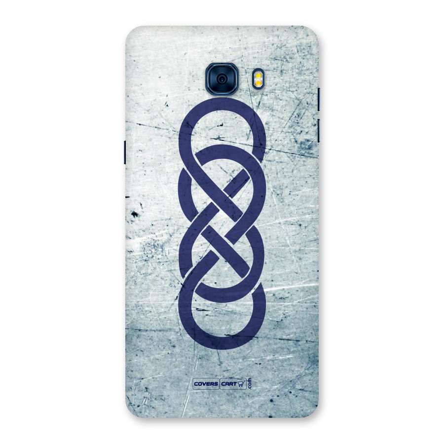 Double Infinity Rough Back Case for Galaxy C7 Pro