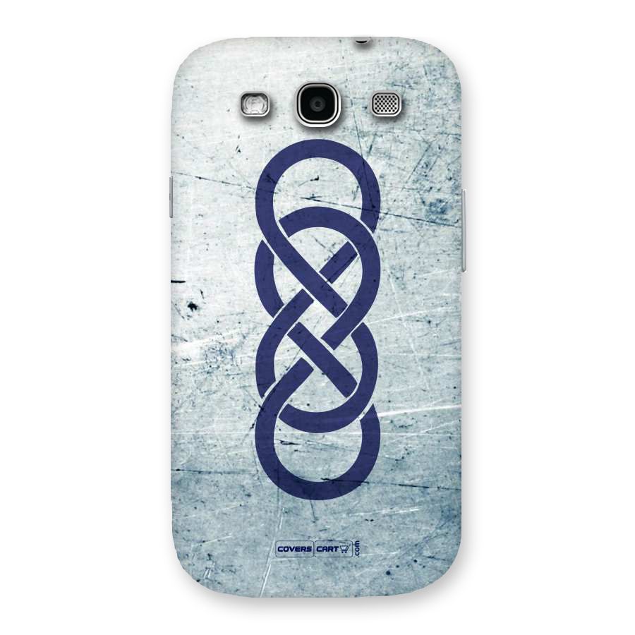Double Infinity Rough Back Case for Galaxy S3
