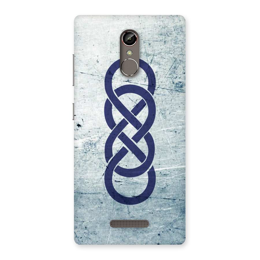 Double Infinity Rough Back Case for Gionee S6s