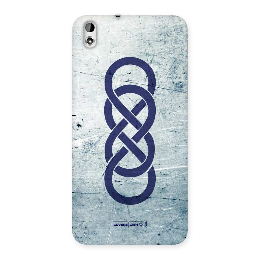 Double Infinity Rough Back Case for HTC Desire 816g