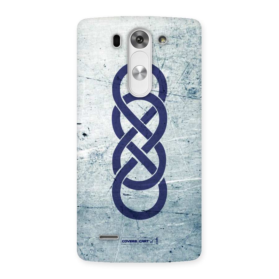 Double Infinity Rough Back Case for LG G3 Mini